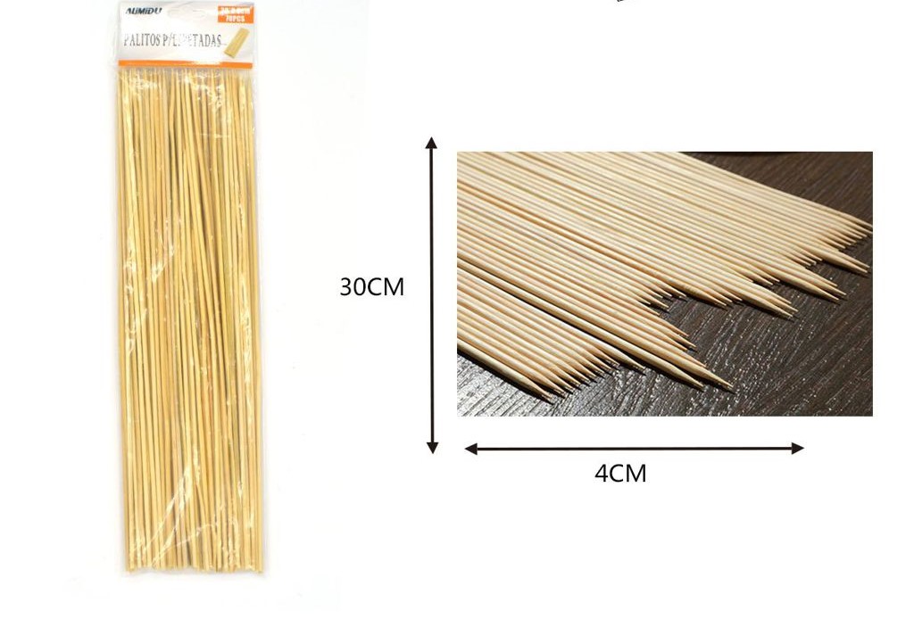 Bâton P/brochette 30cm 50 unités.