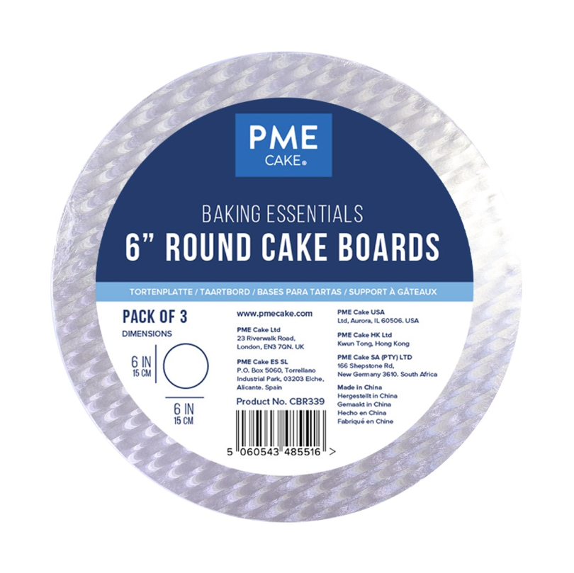 Base enduite PME, 15,2 x 1 cm, paquet de 3
