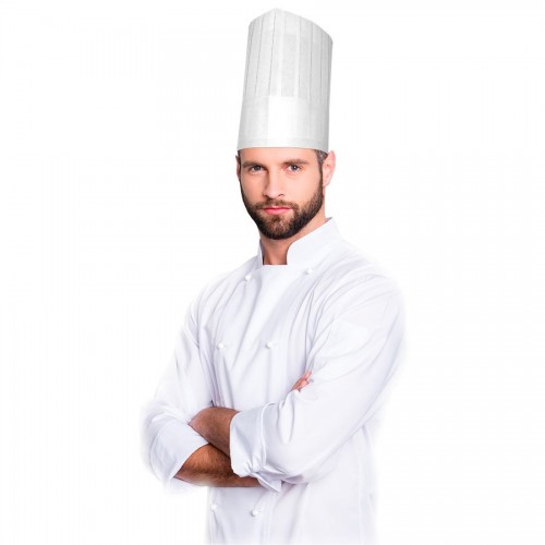 Chapeau de chef en PP avec ventilation