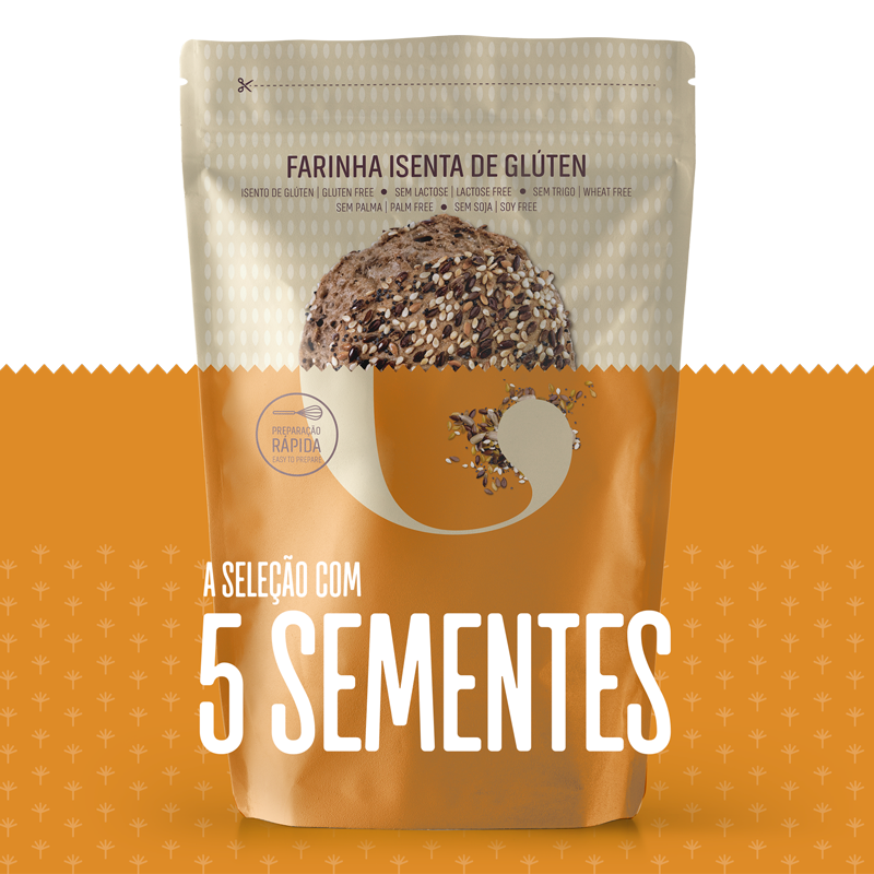 Farine 5 graines Sans gluten 500g