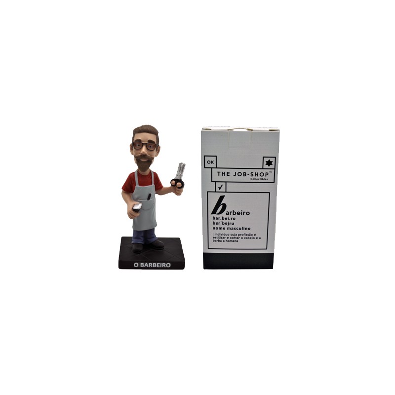 Figurine de barbier 10x6cm