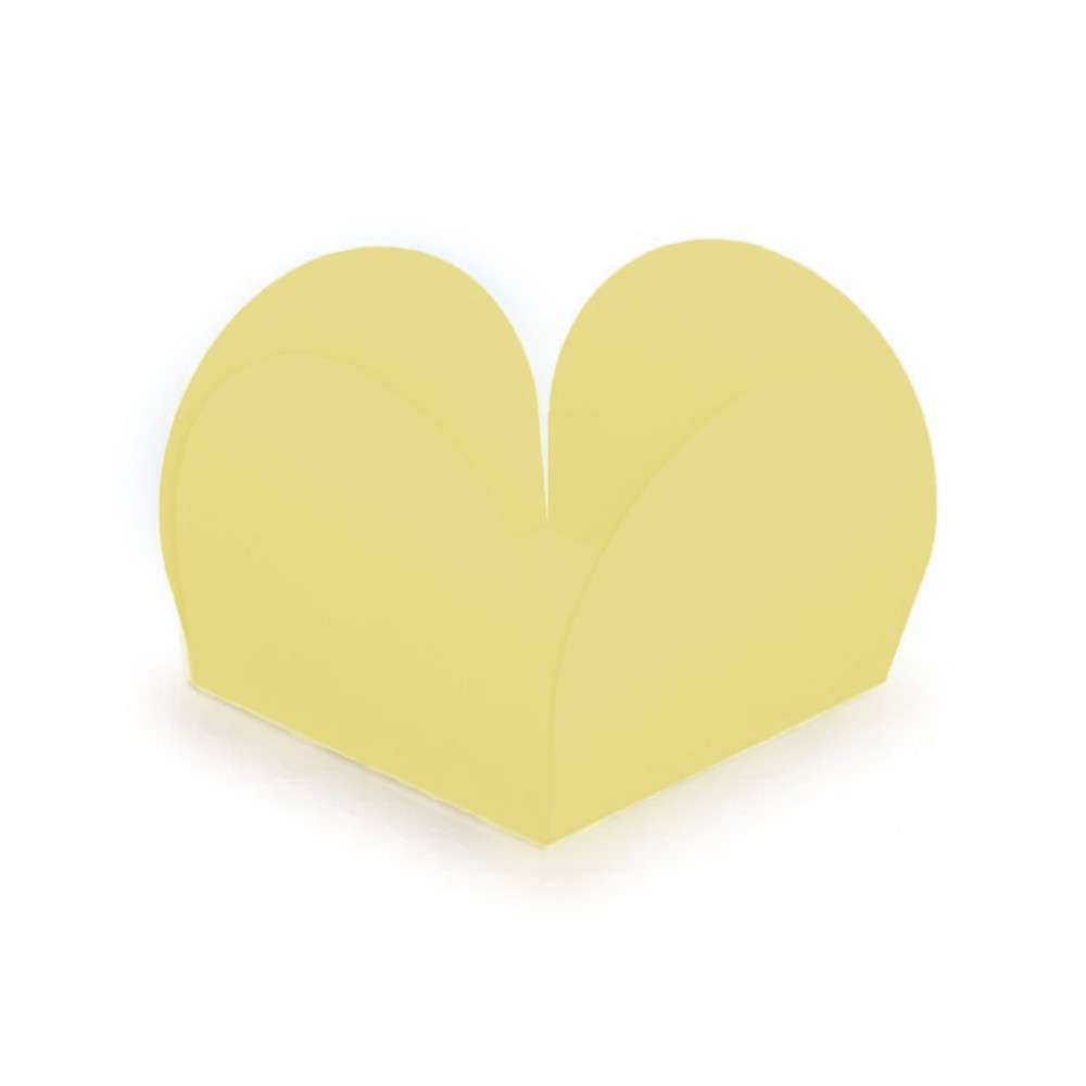 Boîte de papier jaune aqua 50 unités.