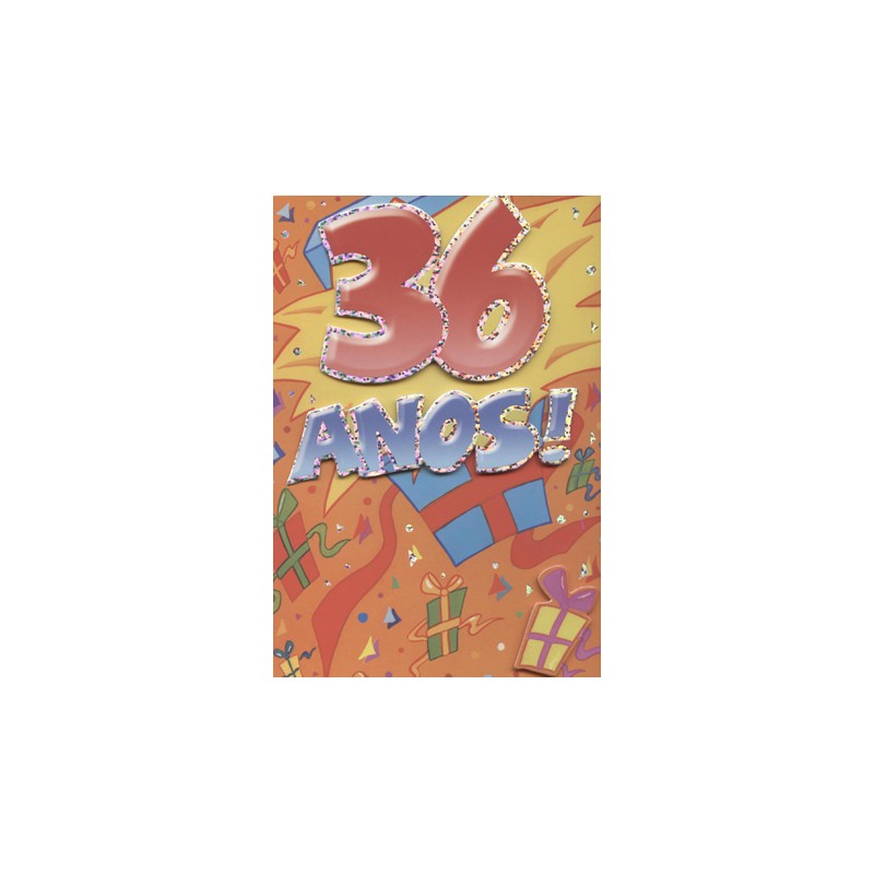 Carte postale du 36e anniversaire