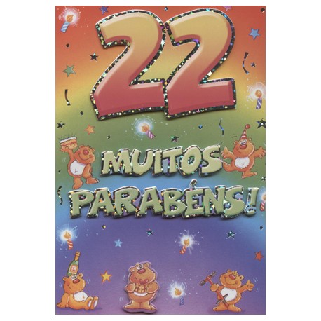 Carte postale du 22e anniversaire