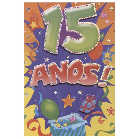 Carte postale 15e anniversaire