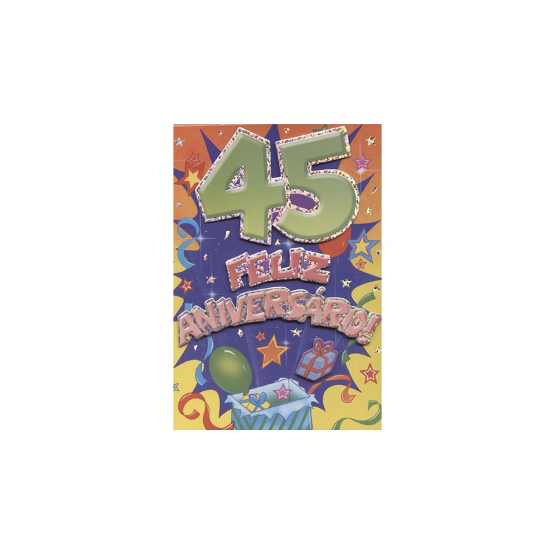 Carte postale du 45e anniversaire