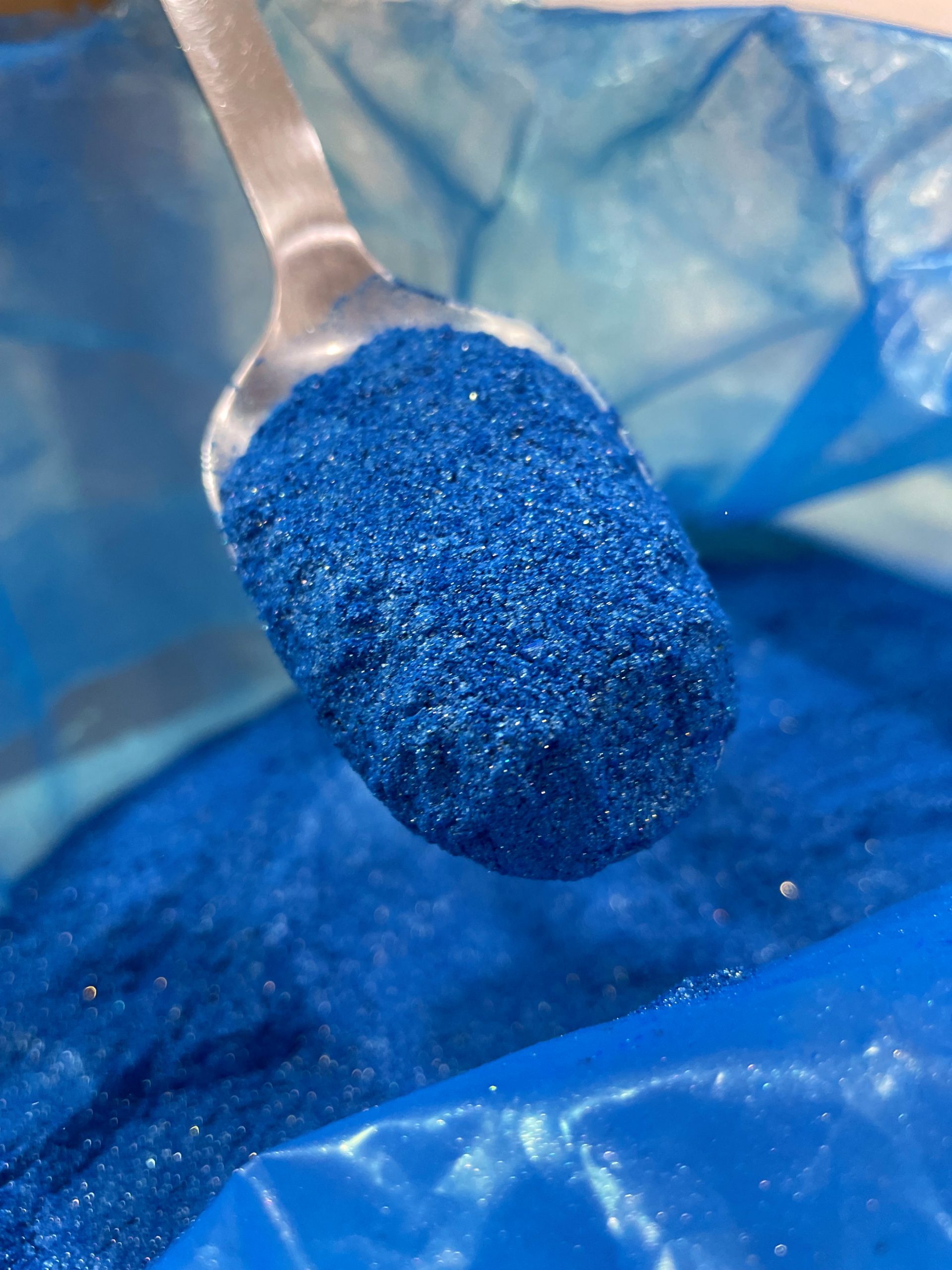 Colorant en poudre bleu vif S/E171 15 g