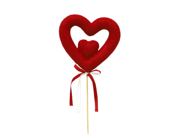 Coeur avec pointe 10cm