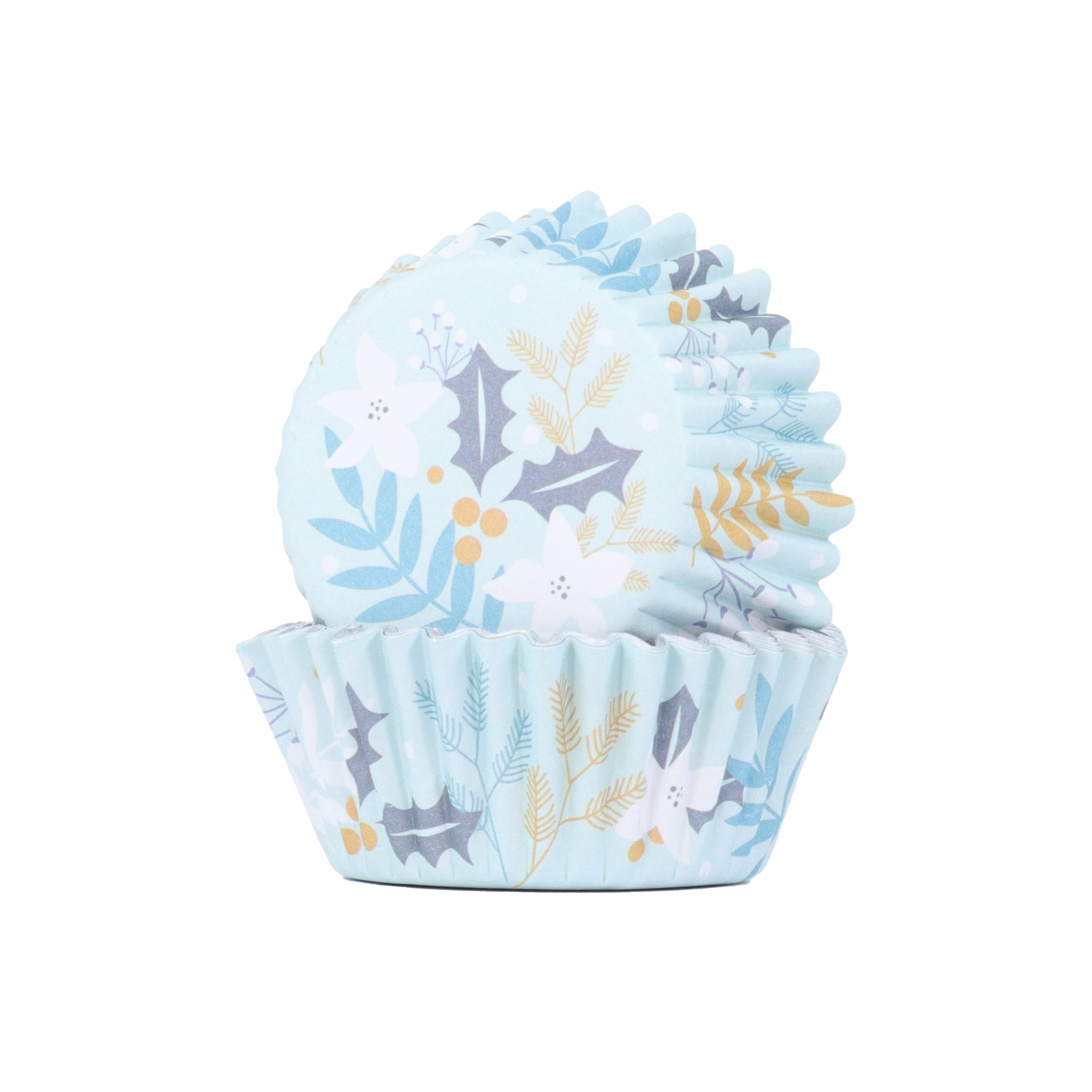 Moule en papier pour la fête florale de Noël, 6 x 3 x 4 cm, paquet de 2.