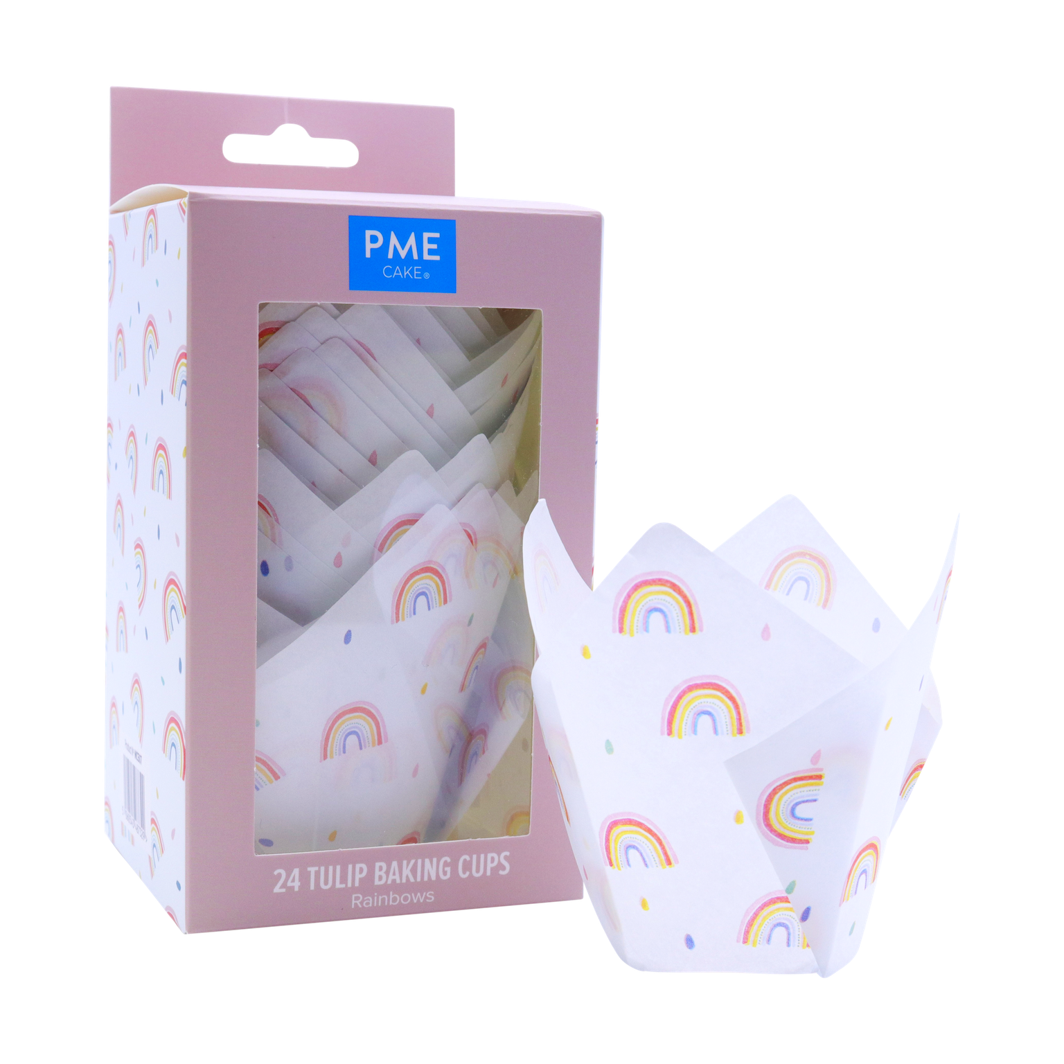 Paquet de 24 tulipes arc-en-ciel pour les PME