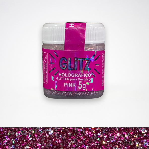 Paillettes Holographique ROSE Fab 5g