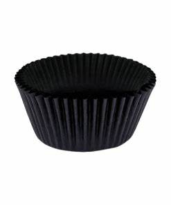 Moule en papier gourmet noir n°4 3x2x3.5cm Pack.85