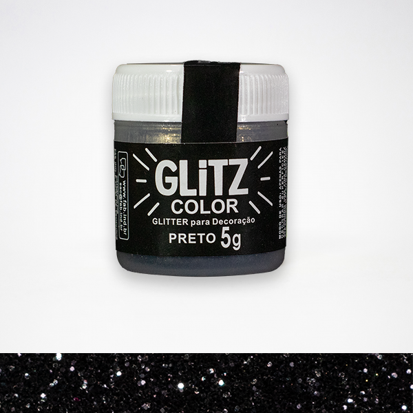 Couleur Paillettes NOIR Fab 5g