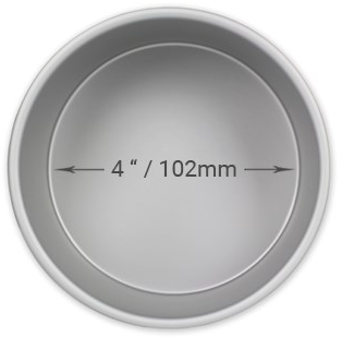 Moule à gâteau en aluminium PME 102 x 51 mm
