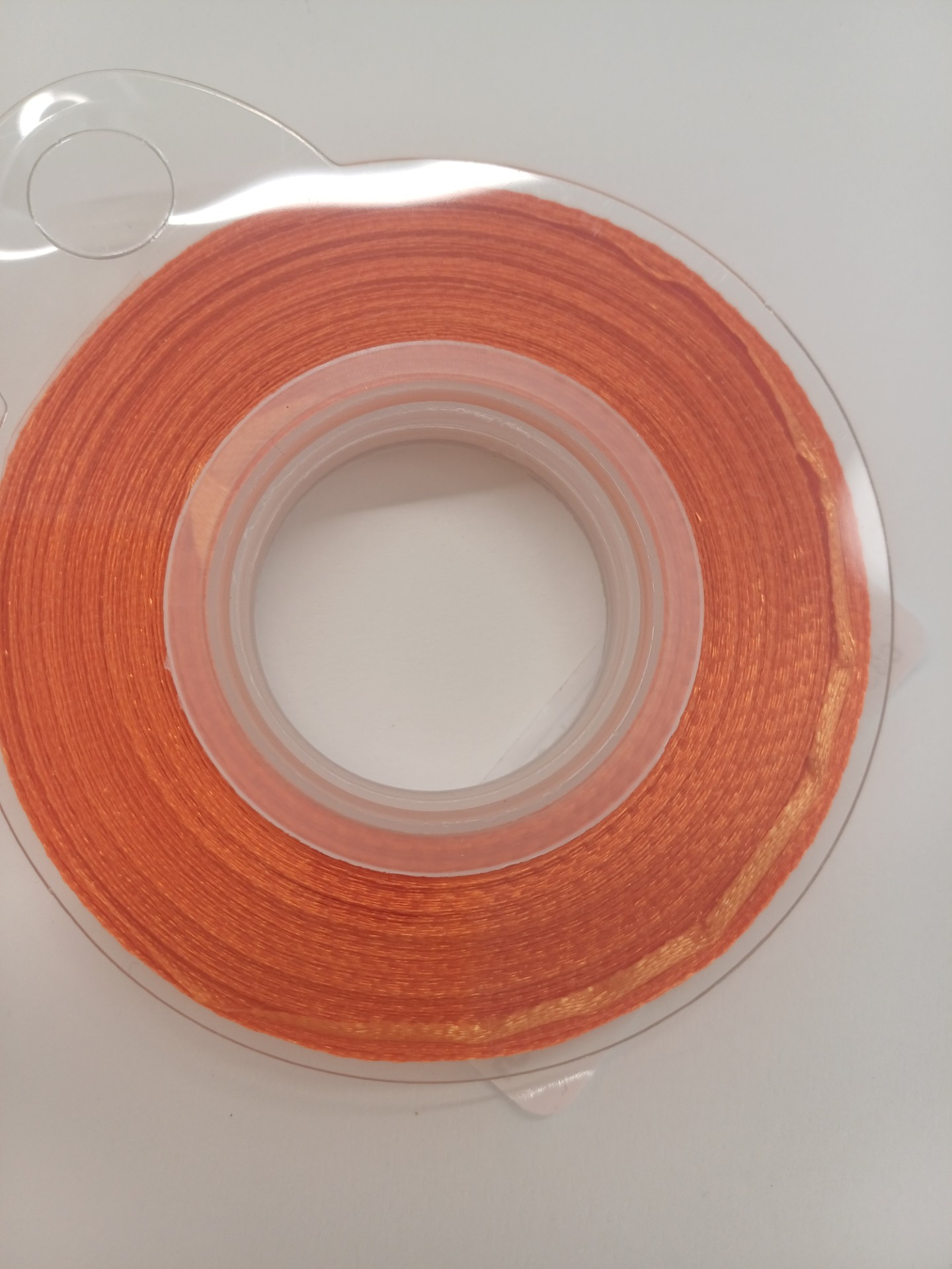 Ruban de satin orange 0,6 cm X 25 mètres