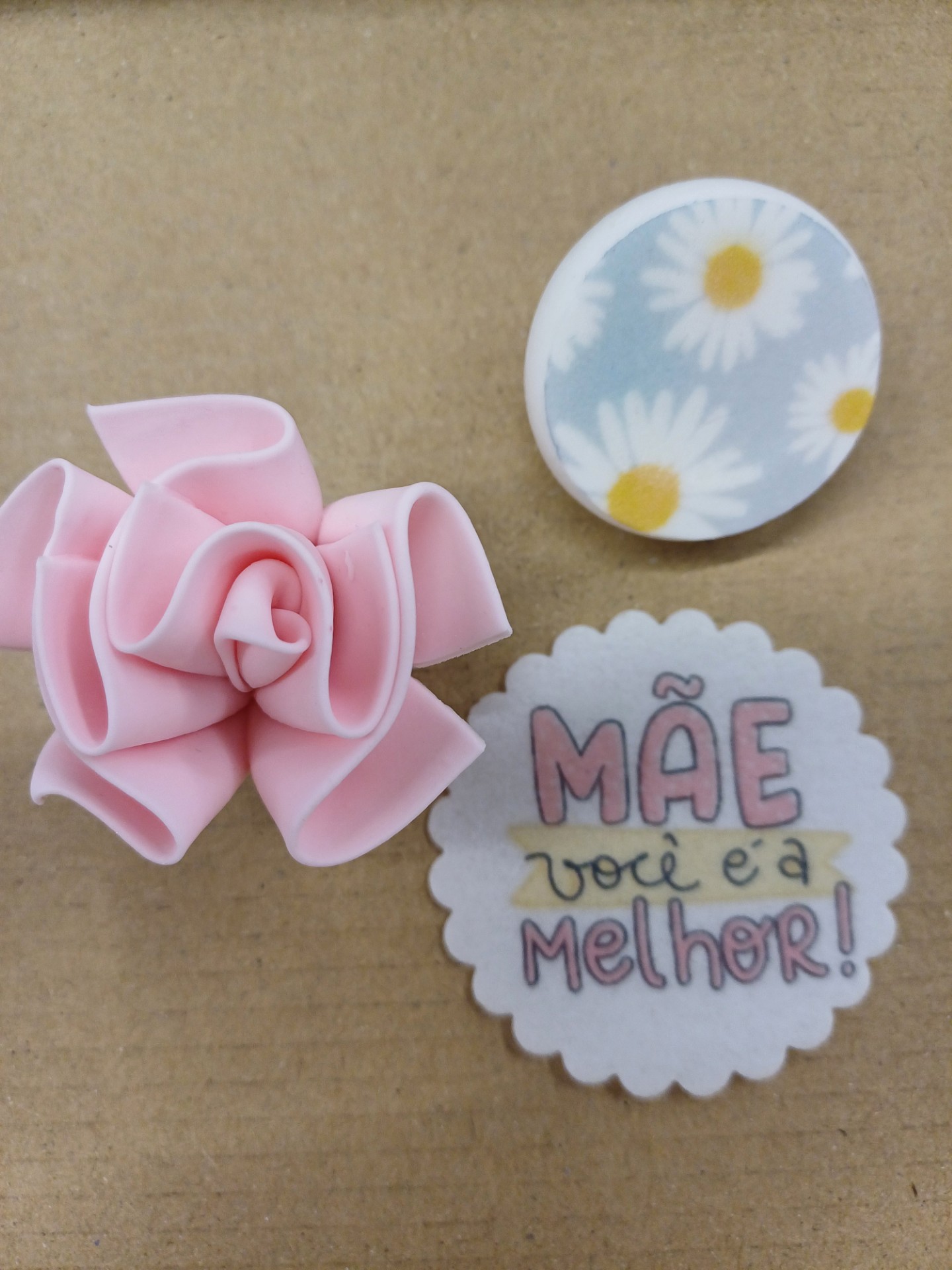 Ensemble fête des mères (rose+soupir+hôte)