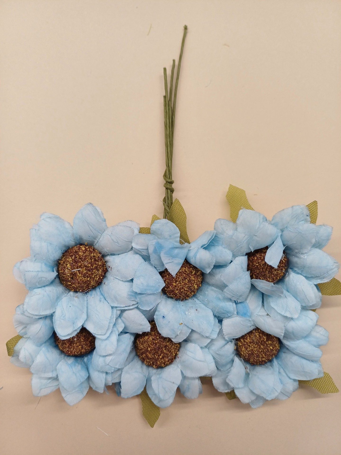 Marguerite artificielle bleue Sc.36