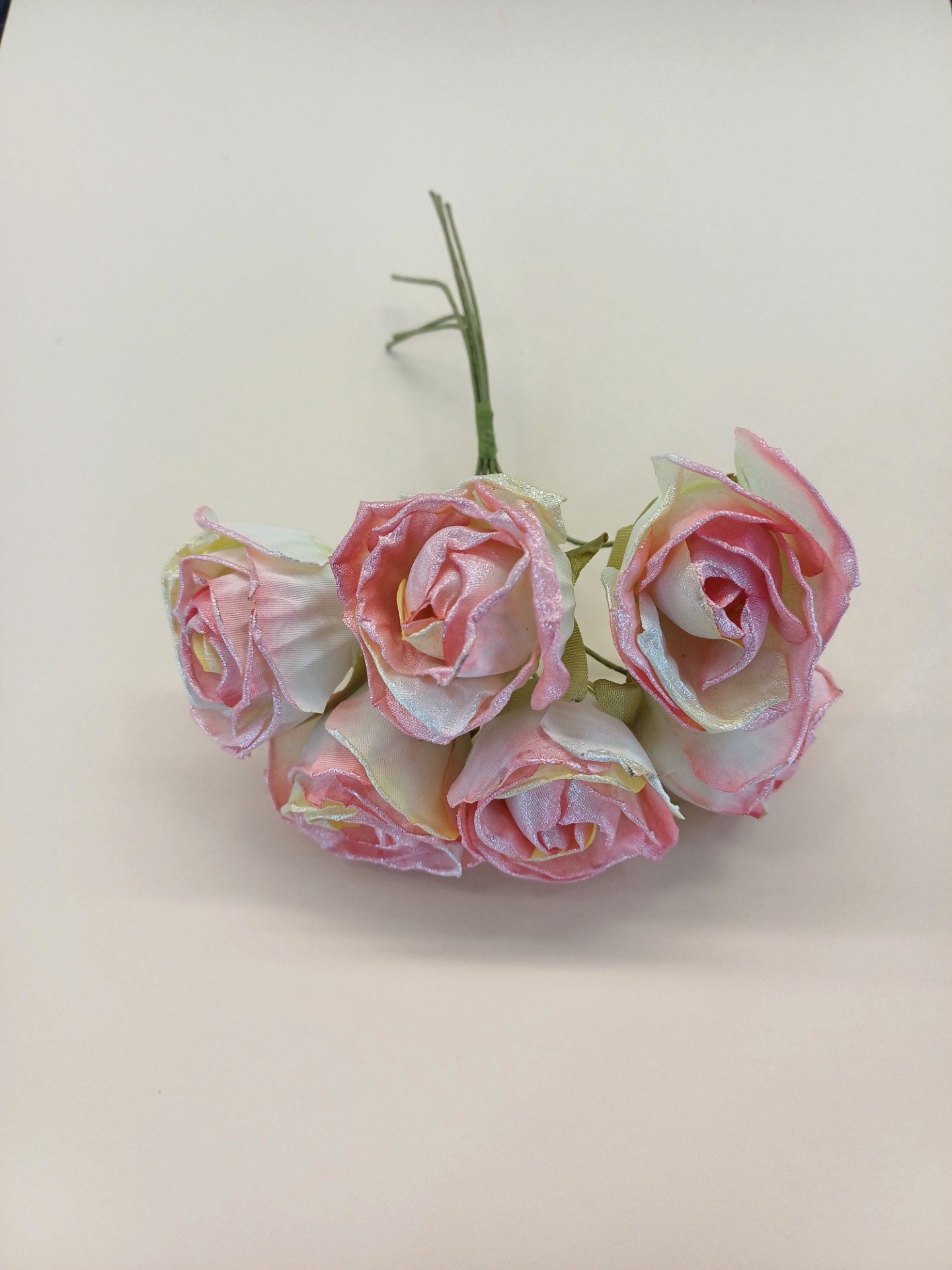 Satin artificiel Rose Vieux Rose Sc.30