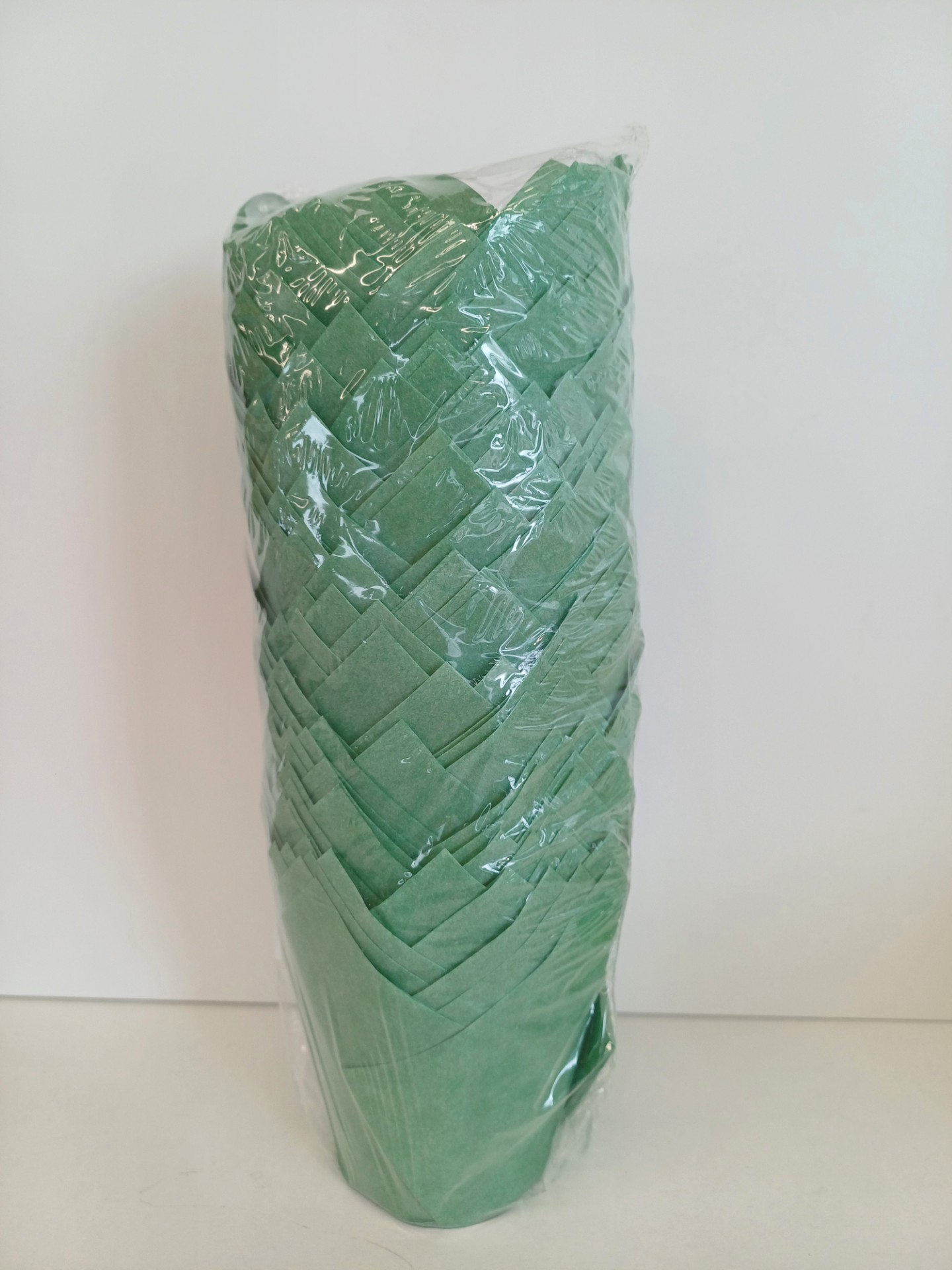 Papier vert tulipe 80x50 mm Paquet de 100