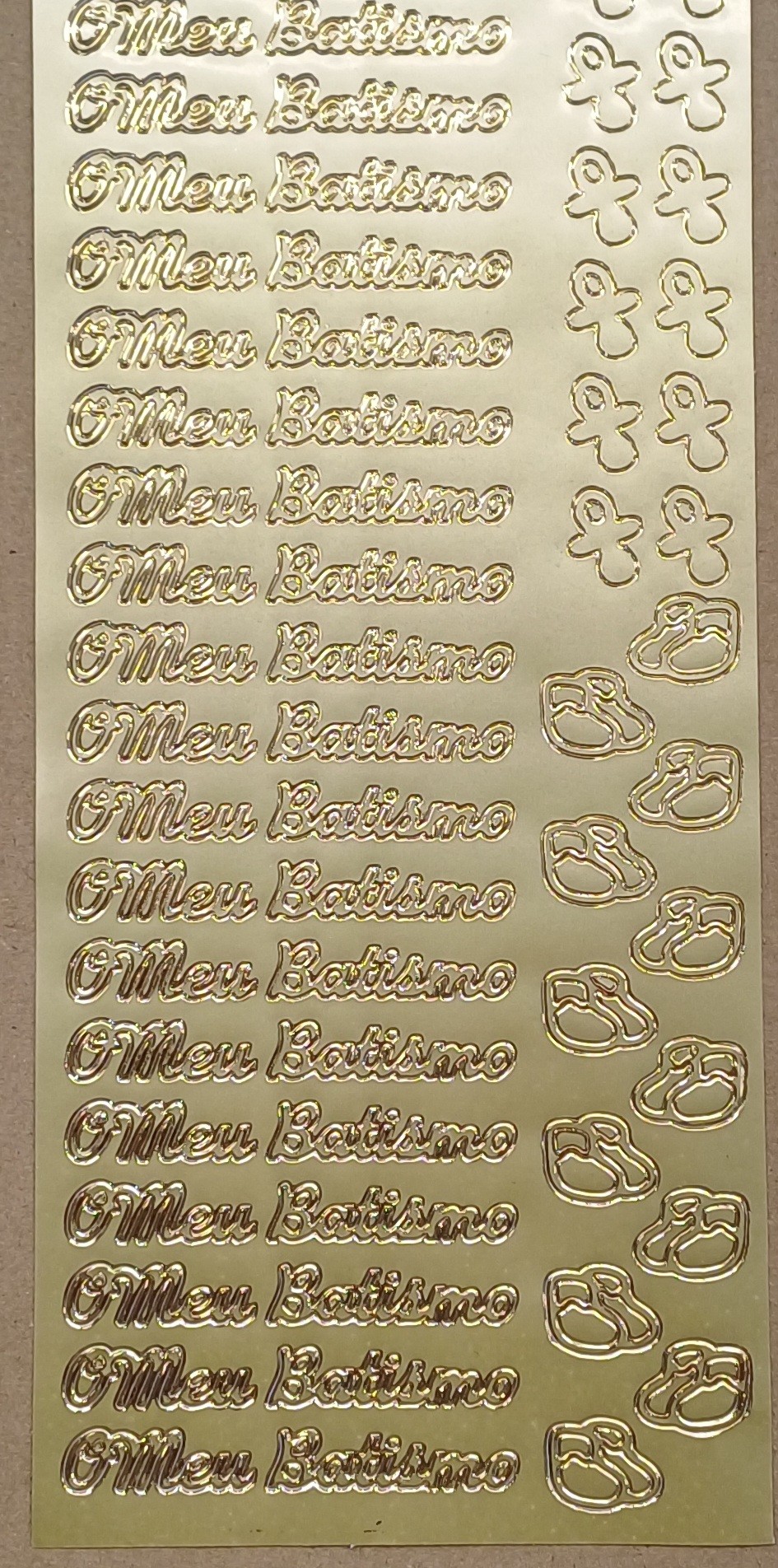 Étiqueter mon baptême d’or