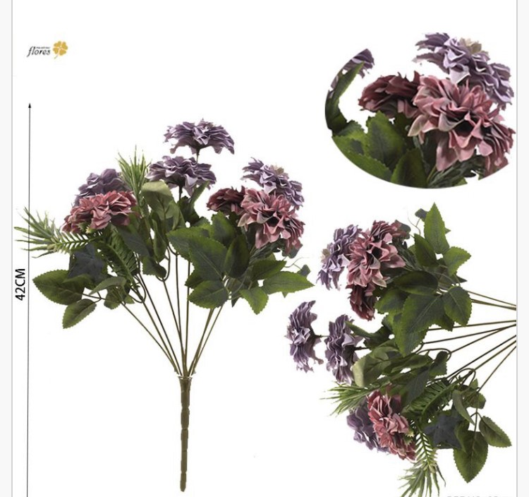 Branche de dahlia 40cm