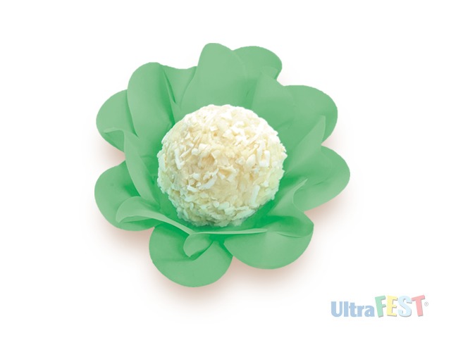 Papier de style forme vert d’eau 40 unités.