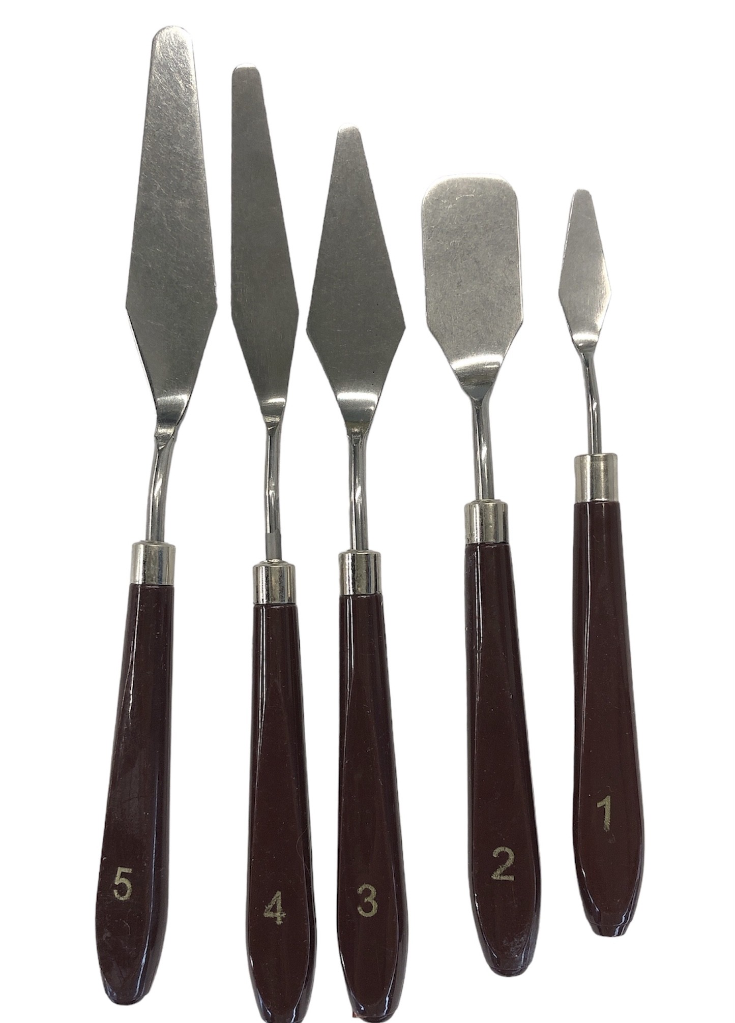Lot de 5 spatules artistiques