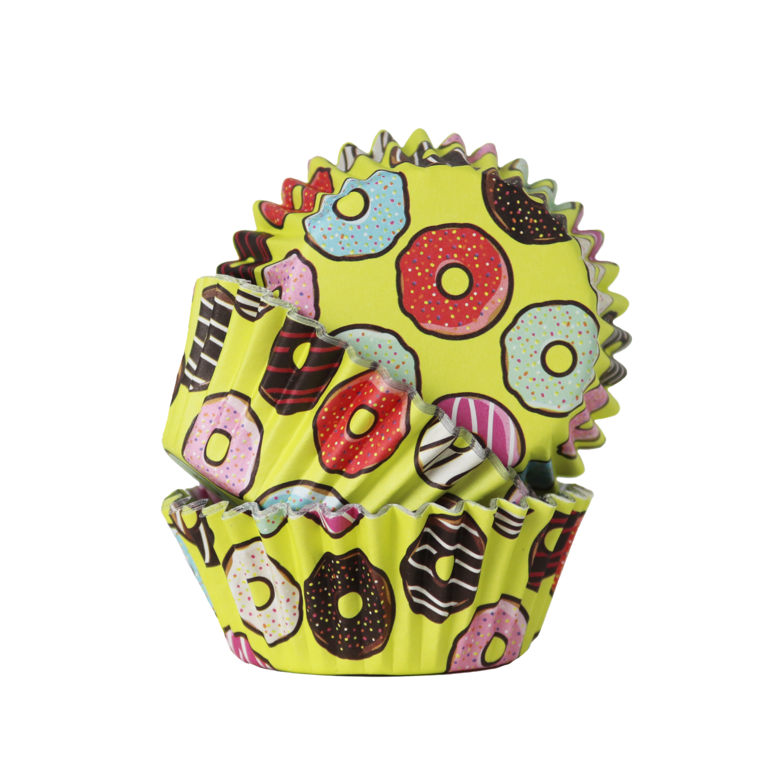 Moule en papier beignet de 7 x 2,5 cm, paquet de 30