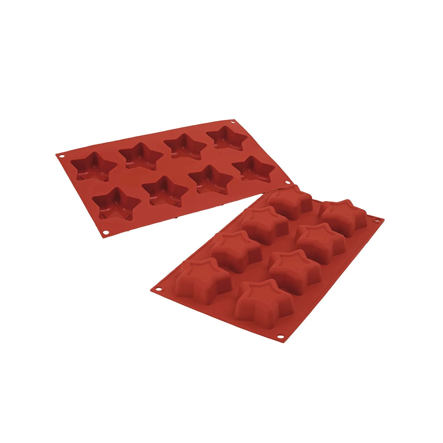 Moule étoile en silicone 8 cavités