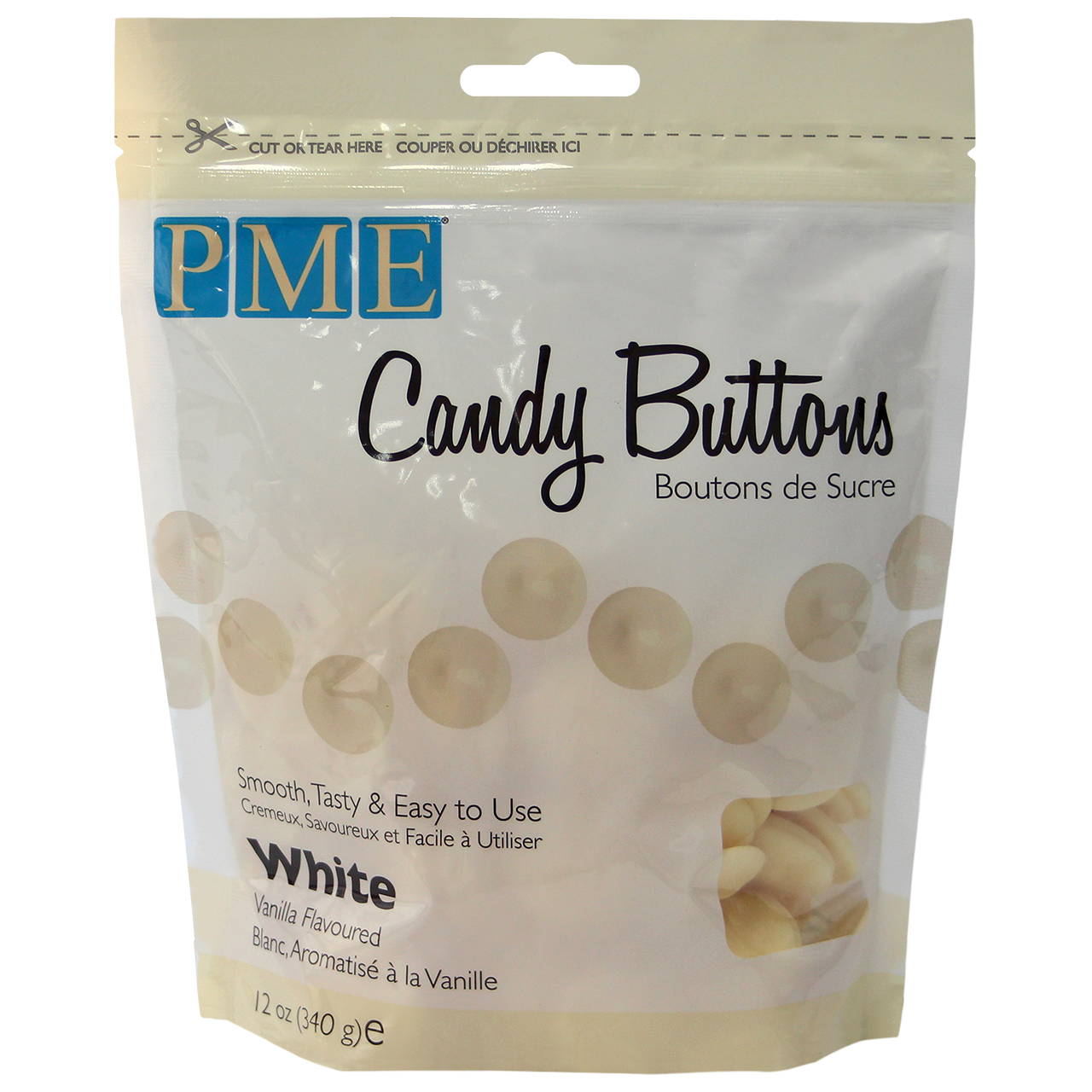 Chocolat Candy Melt Vanille Blanche 340g