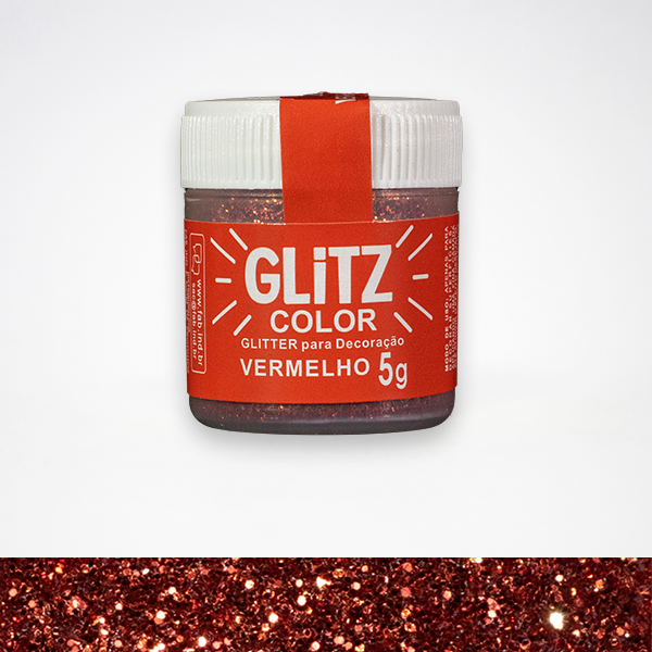 Couleur Glitz RED Fab 5g