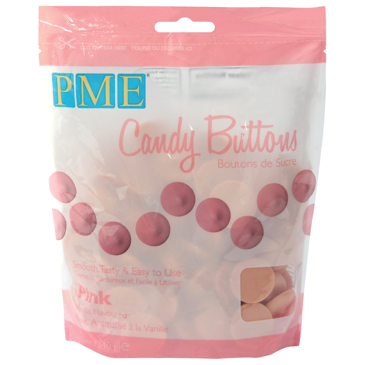 Bonbons au chocolat rose 340g